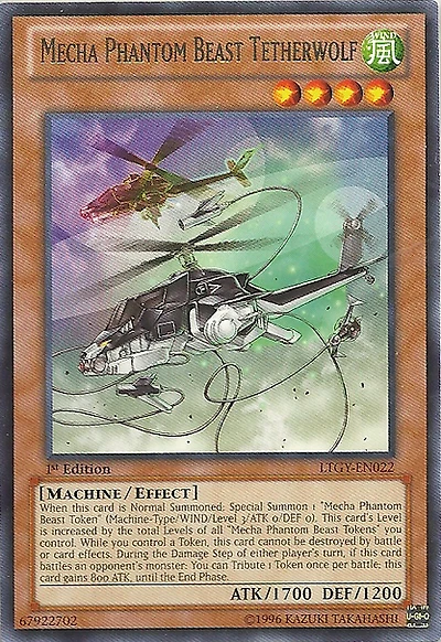Mecha Phantom Beast Tetherwolf - LTGY-EN022 - Rare - 1st Edition