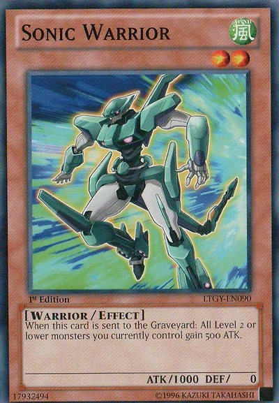 Sonic Warrior - LTGY-EN090 - Common - 1st Edition