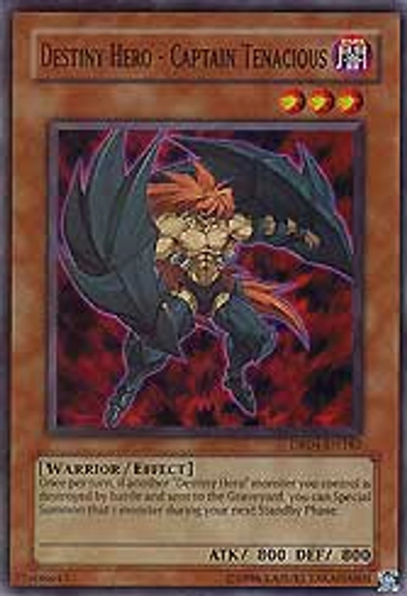 Destiny HERO - Captain Tenacious - LCGX-EN123 - Common - Unlimited Edition