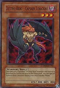 Destiny HERO - Captain Tenacious - LCGX-EN123 - Common - Unlimited Edition