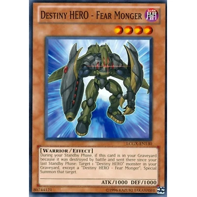 Destiny HERO - Fear Monger - LCGX-EN130 - Common - Unlimited Edition
