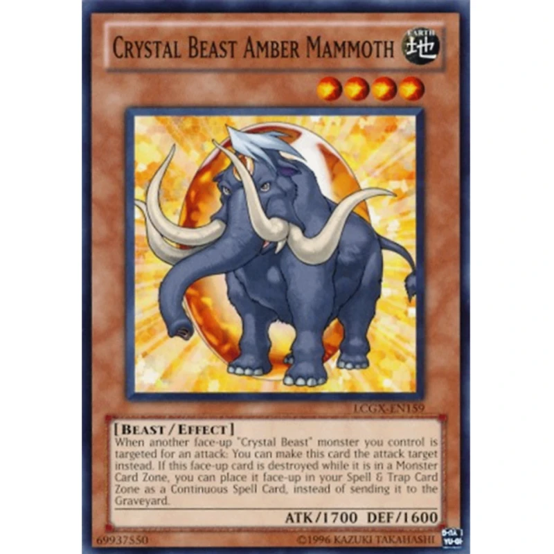 Crystal Beast Amber Mammoth - LCGX-EN159 - Common - Unlimited Edition