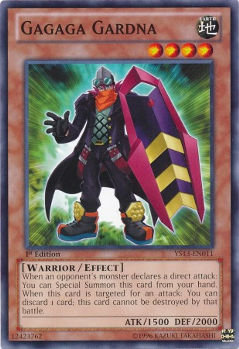 Gagaga Gardna - YS13-EN011 - Common - 1st Edition