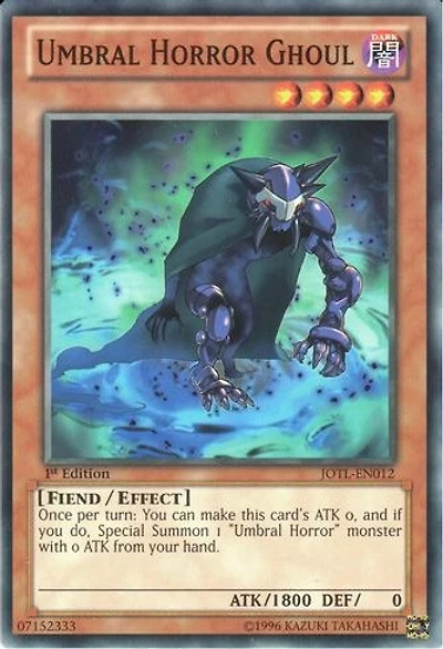 Umbral Horror Ghoul - JOTL-EN012 - Common - 1st Edition
