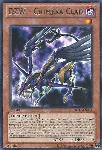 DZW - Chimera Clad - JOTL-EN001 - Rare - 1st Edition