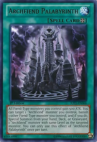 Archfiend Palabyrinth - JOTL-EN066 - Rare - 1st Edition