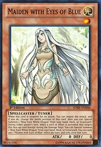 Maiden with Eyes of Blue - SDBE-EN006 - Super Rare - 1st Edition