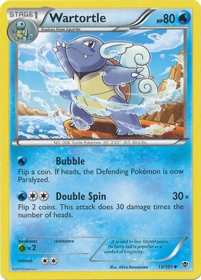 Wartortle - 15/101 - Uncommon