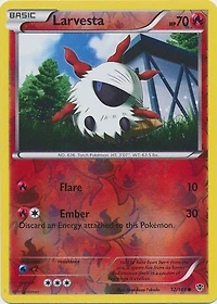 Larvesta - 12/101 - Common - Reverse Holo