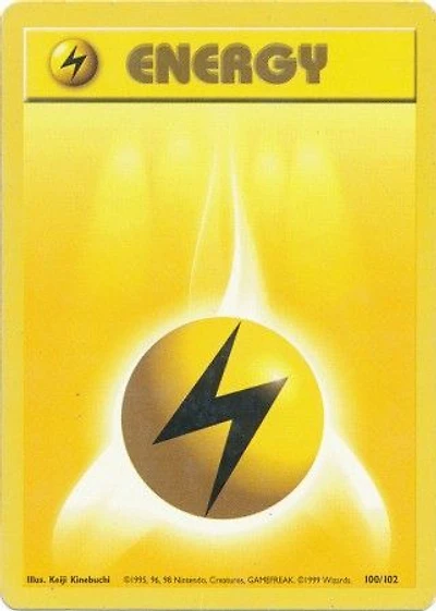 Lightning Energy - 100/102 Common Unlimited Edition
