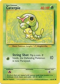 Caterpie - 45/102 Common Unlimited Edition