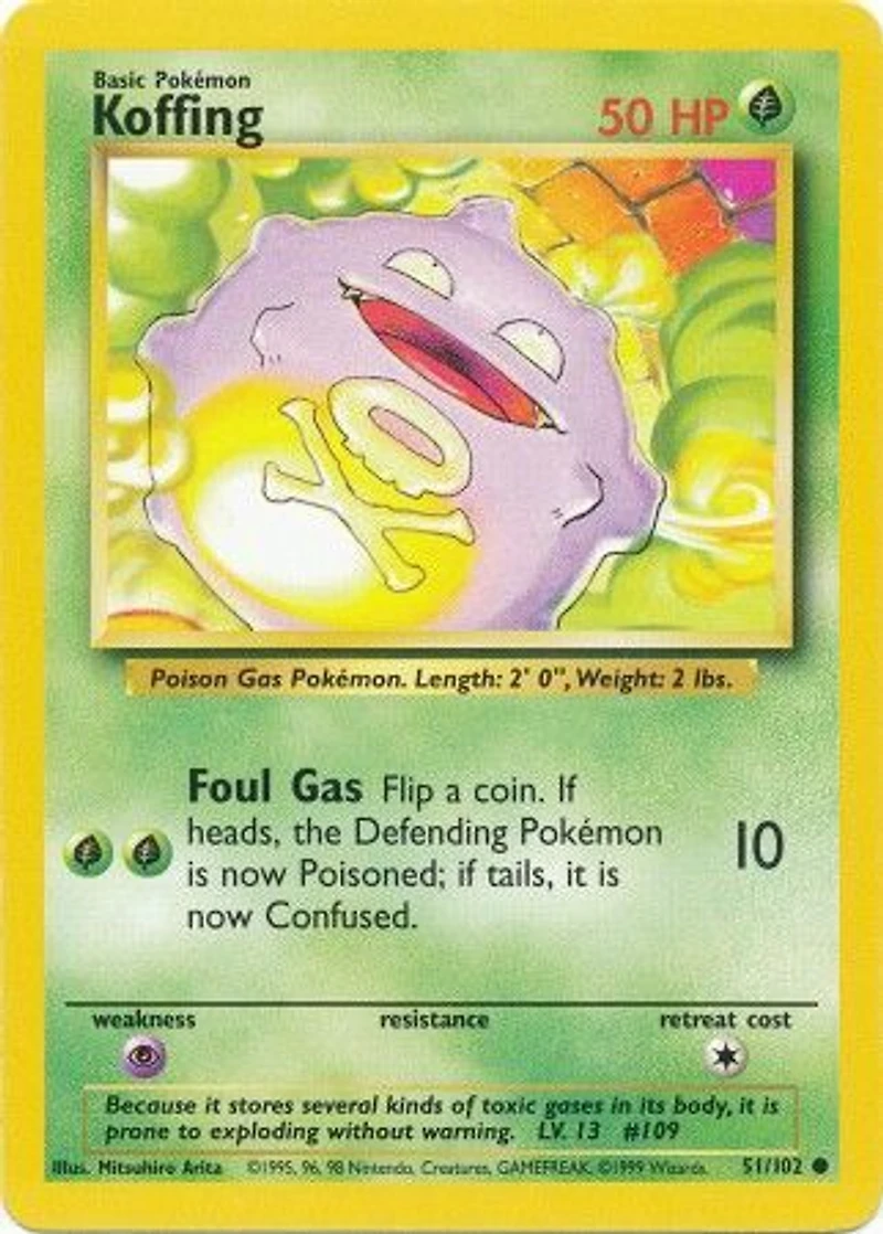 Koffing - 51/102 - Common - Unlimited Edition