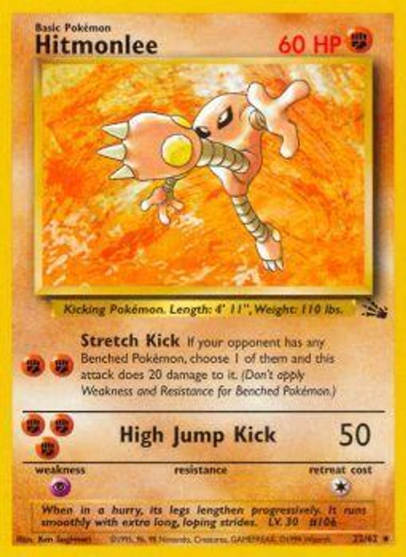 Hitmonlee - 22/62 - Rare