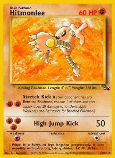 Hitmonlee - 22/62 - Rare