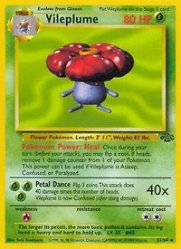 Vileplume - 31/64 - Rare - Unlimited Edition