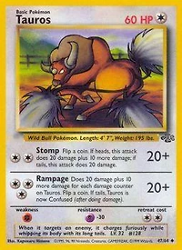 Tauros - 47/64 - Uncommon - Unlimited Edition