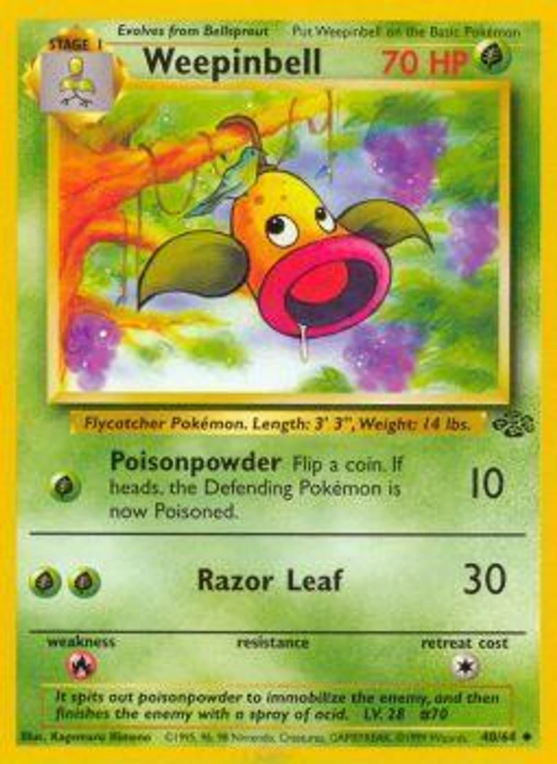 Weepinbell - 48/64 Uncommon Unlimited Edition