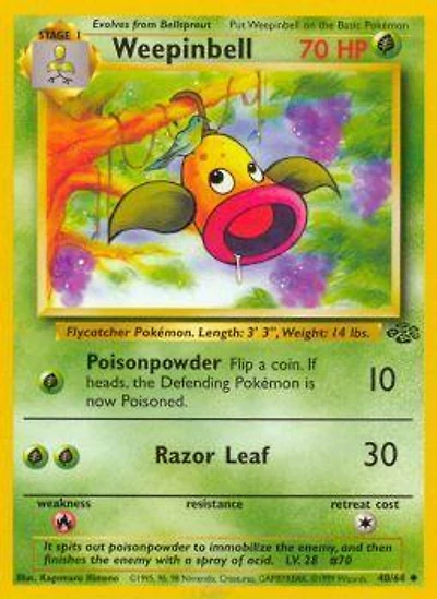 Weepinbell - 48/64 Uncommon Unlimited Edition