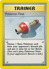 Pokemon Flute - 86/102 - Uncommon - Unlimited Edition