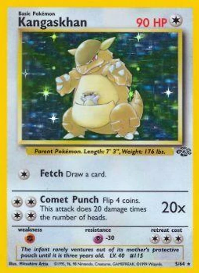 Kangaskhan - 5/64 - Holo Rare - Unlimited Edition
