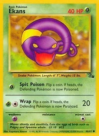 Ekans - 46/62 Common Unlimited Edition