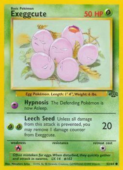 Exeggcute - 52/64 Common Unlimited Edition