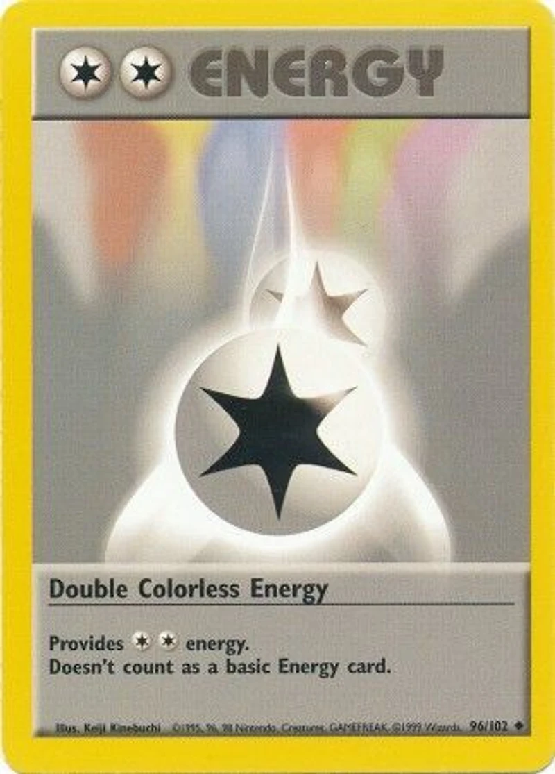 Double Colorless Energy - 96/102 - Uncommon - Unlimited Edition