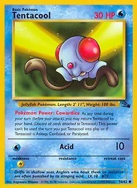 Tentacool - 56/62 Common Unlimited Edition