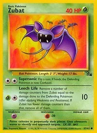 Zubat - 57/62 Common Unlimited Edition