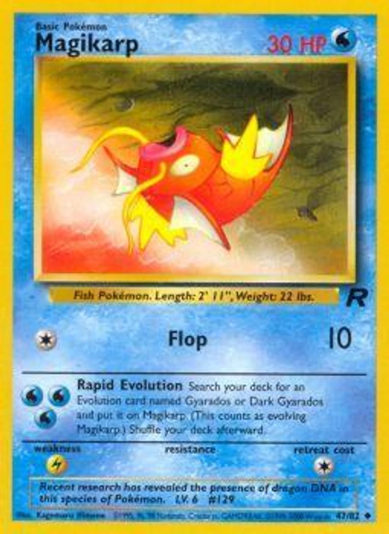 Magikarp - 47/82 Uncommon Unlimited Edition