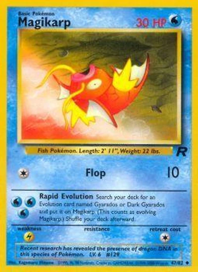 Magikarp - 47/82 Uncommon Unlimited Edition