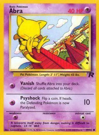 Abra - 49/82 - Common - Unlimited Edition