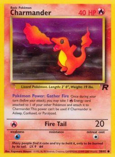 Charmander - 50/82 Common Unlimited Edition