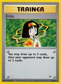 Erika - 100/132 Rare Unlimited Edition