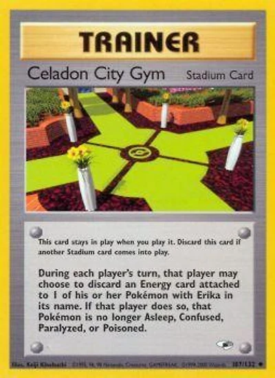 Celadon City Gym - 107/132 Uncommon Unlimited Edition