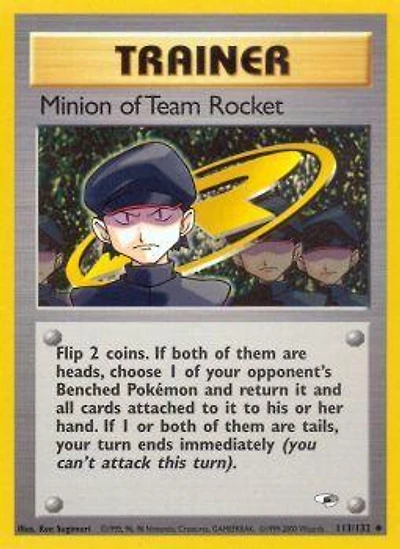 Minion of Team Rocket - 113/132 - Uncommon - Unlimited Edition
