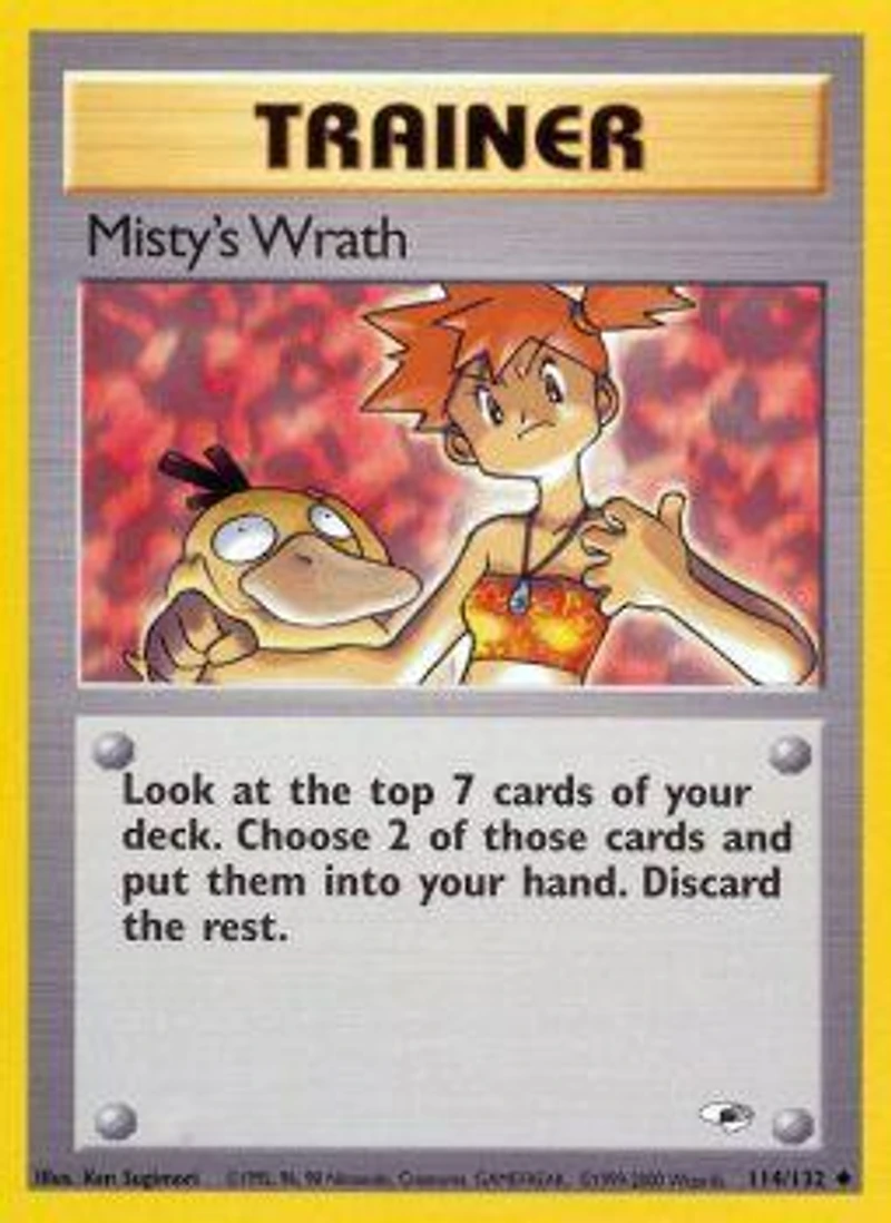 Misty's Wrath - 114/132 Uncommon Unlimited Edition