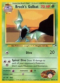 Brock's Golbat - 39/132 - Uncommon - Unlimited Edition