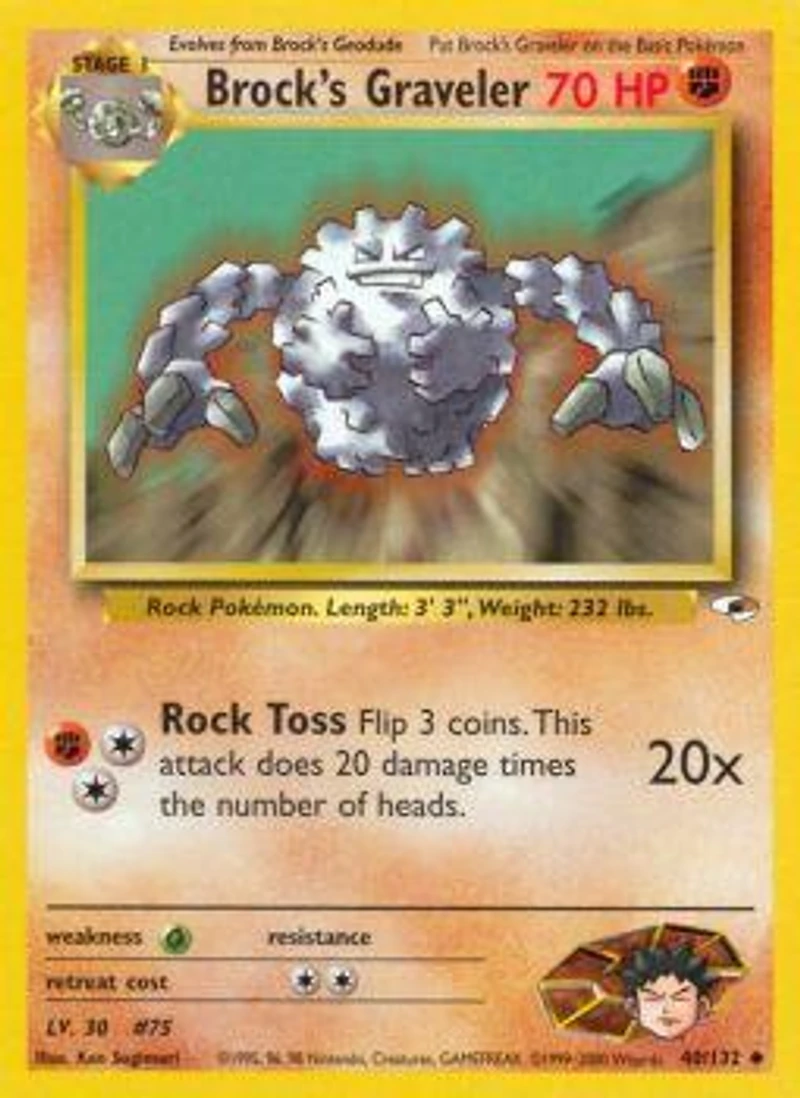 Brock's Graveler - /132 - Uncommon