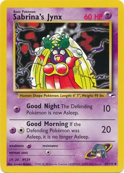 Sabrina's Jynx - 59/132 - Uncommon - Unlimited Edition