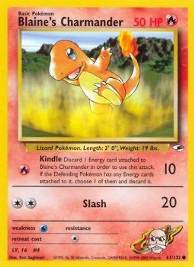 Blaine's Charmander - /132 - Common