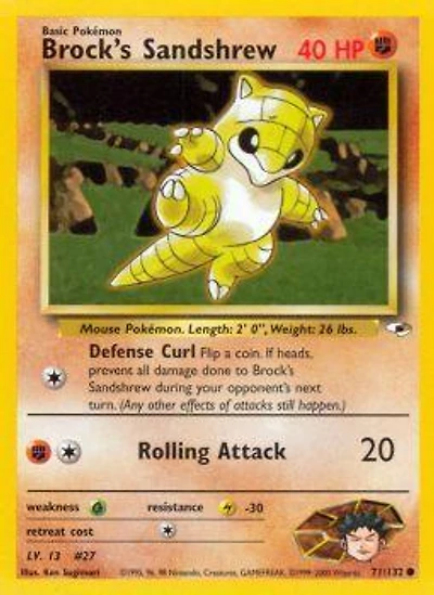 Brock's Sandshrew