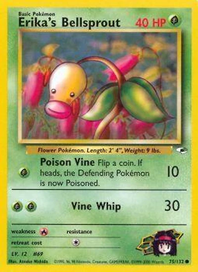 Erika's Bellsprout - 75/132 Common Unlimited Edition
