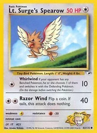 Lt. Surge's Spearow - 83/132 Common Unlimited Edition