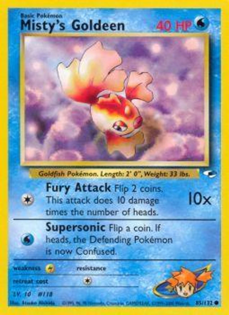 Misty's Goldeen - 85/132 - Common - Unlimited Edition