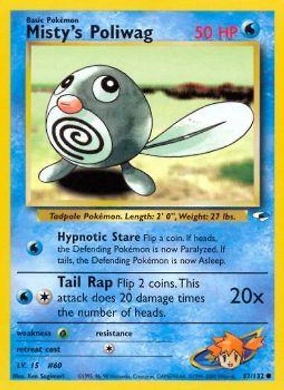 Misty's Poliwag - /132 - Common