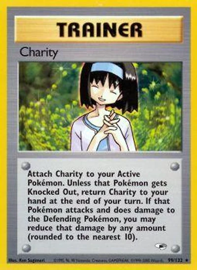 Charity - 99/132 - Rare - Unlimited Edition