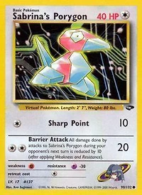 Sabrina's Porygon - 98/132 - Common - Unlimited Edition