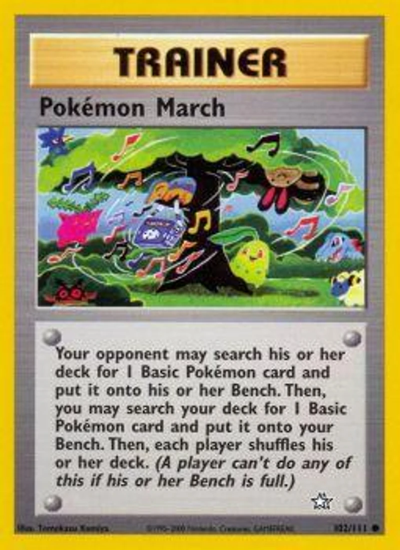 Pokemon March - 102/111 Common Unlimited Edition