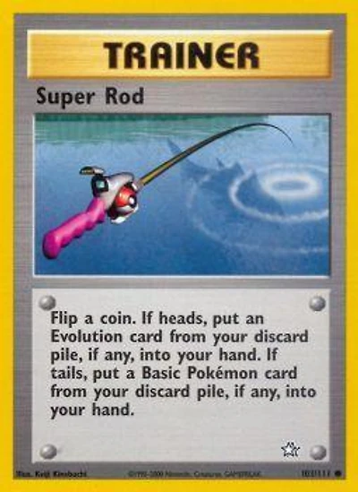 Super Rod - 103/111 Common Unlimited Edition